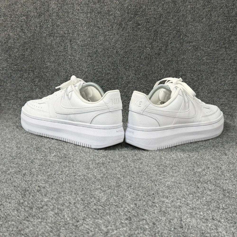 Nike Nike Court Vision Alta Shoes Womens 11 Triple White Athletic Retro Platform